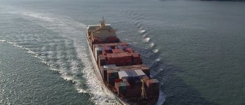 Container Ship entering Golden Gate